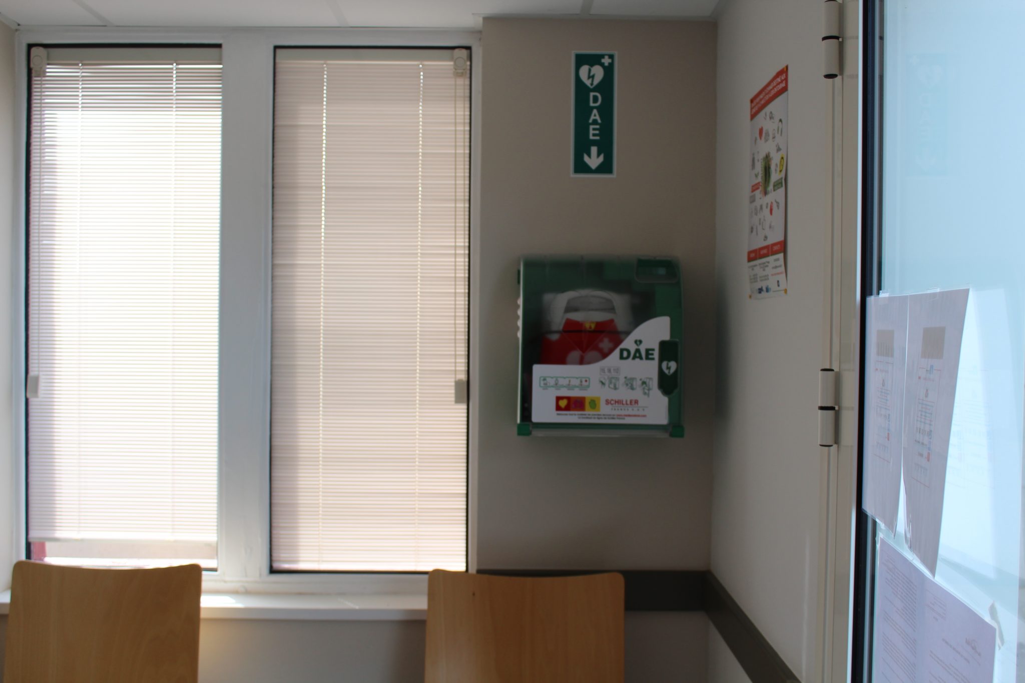 Emplacement défibrillateur - A la Maison médicale