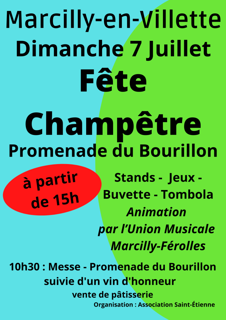 Fête Champêtre Association Saint Etienne