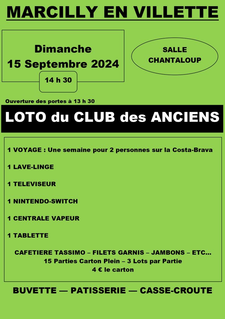 Loto Club des Anciens