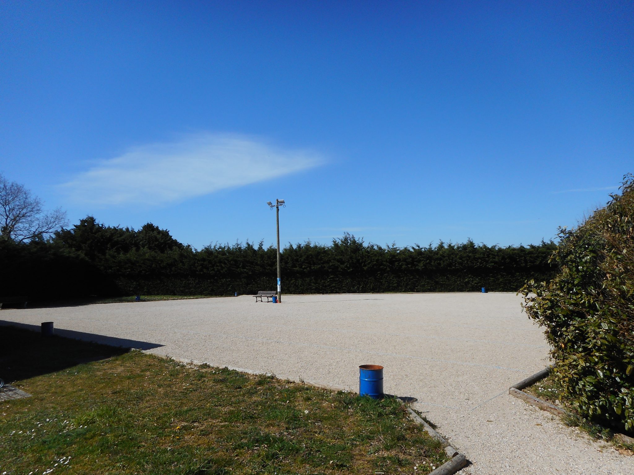 Terrain de pétanque
